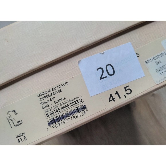 Alexandre Birman Clarita 100 Knot Sandal Heels Stilleto Black - Picture 11 of 12